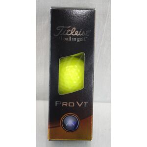 NEW 3 Pack Titleist Pro V1 Golf Balls | Yellow